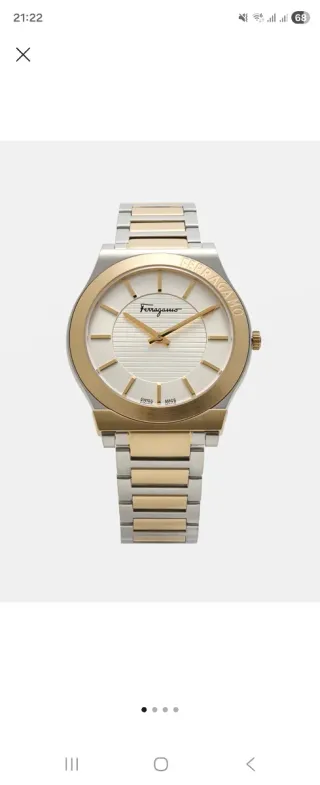 Reloj Salvatore Ferragamo 1898 Sli Oro/Plata
