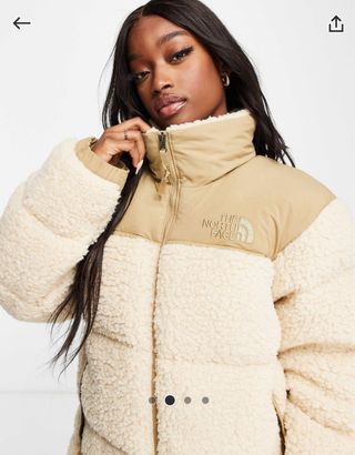 Cazadora The North Face Beige