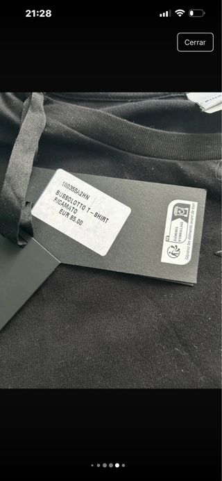 Camiseta Pinko Negra Nueva