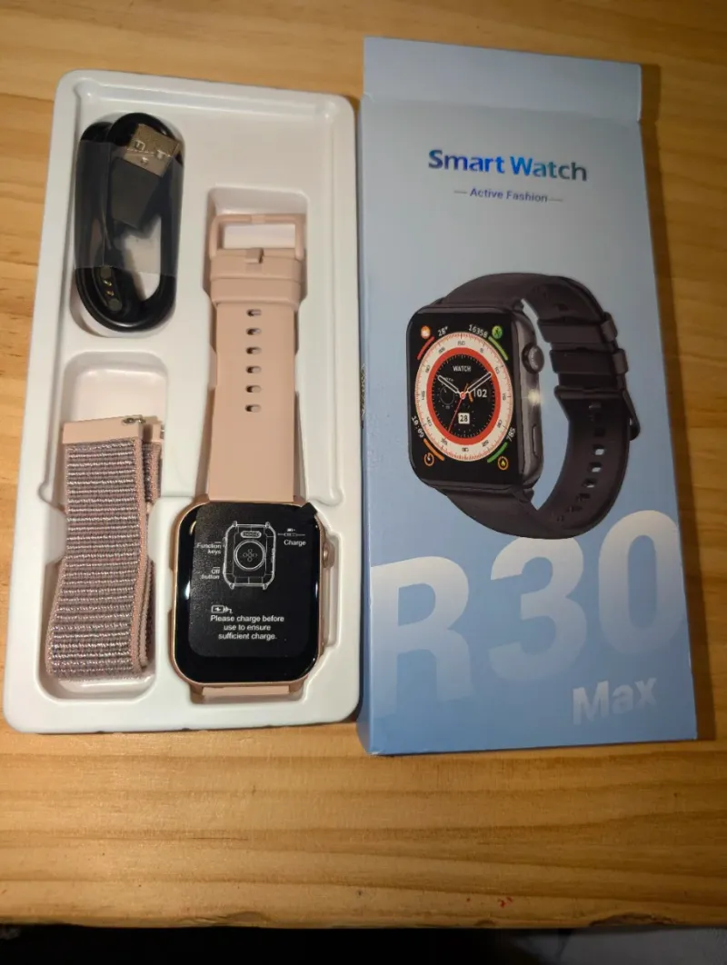 Smartwatch R30 Max - Dorado/Rosa
