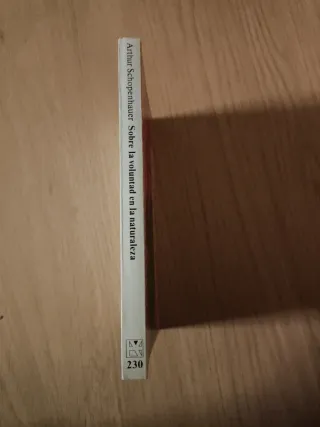 Sobre la voluntad en la naturaleza