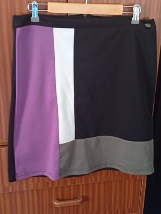 Blusa Talla Grande Azul con Detalles