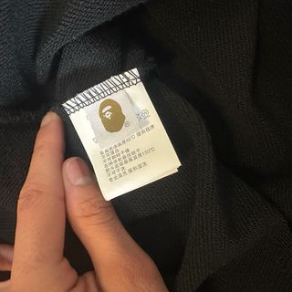 Felpa Bape Taglia S (veste L) Nera