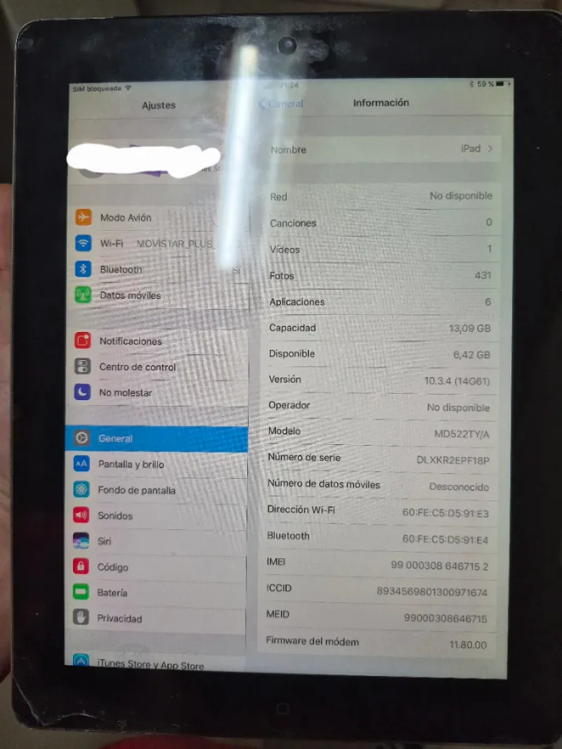 Apple iPad 4 Negro/Plata afbeelding 4