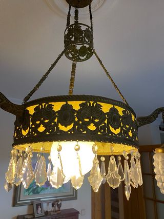 Lámpara vintage restaurada