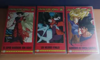Dragon Ball Z VHS Pack 7-8-9 España Retro Vintage.