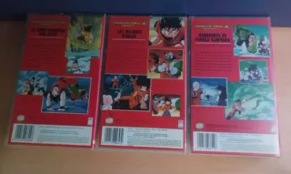 Dragon Ball Z VHS Pack 7-8-9 España Retro Vintage.