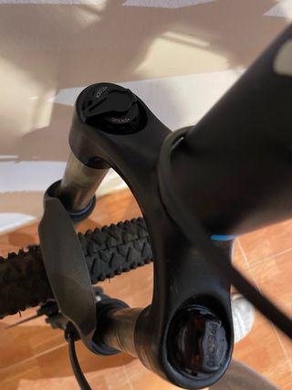 Bicicleta Rockrider 520 Negra/Azul