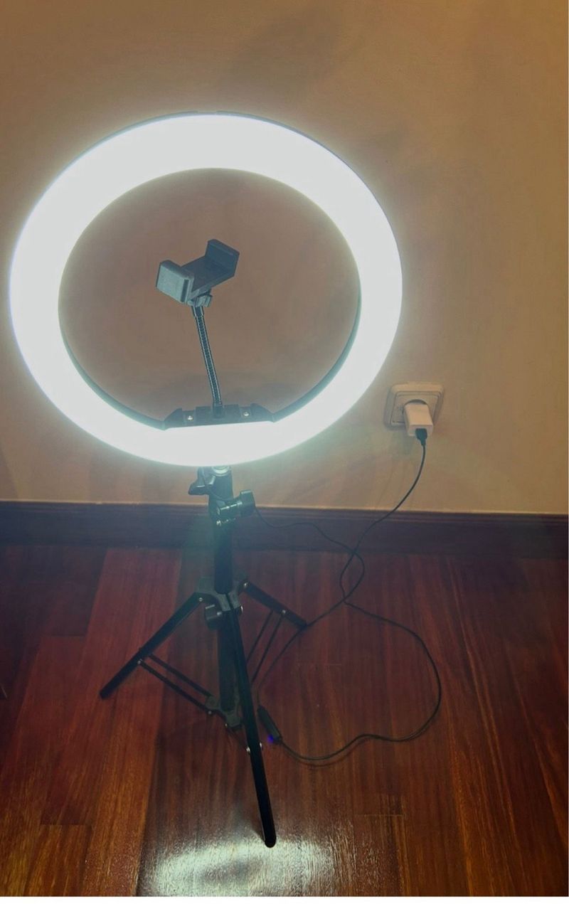 Aro de Luz Selfie King Pro con Trípode afbeelding 3