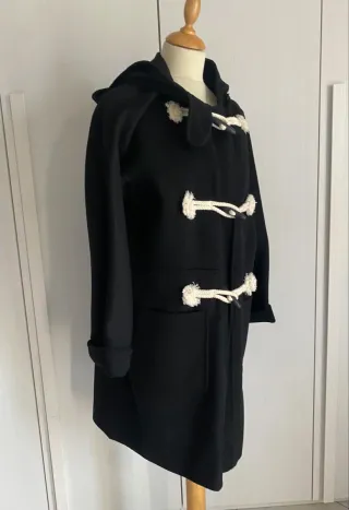 Montgomery nero con cappuccio Tg S Vicolo