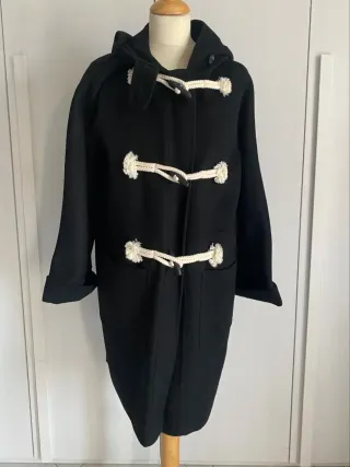 Montgomery nero con cappuccio Tg S Vicolo