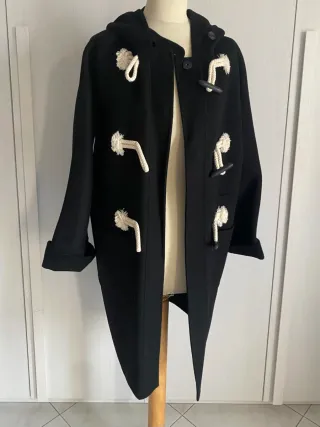 Montgomery nero con cappuccio Tg S Vicolo