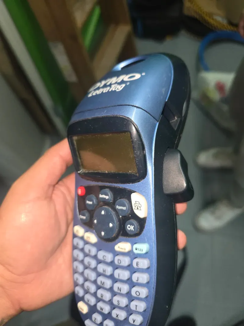 Dymo LetraTag Etiquetadora Azul afbeelding 2