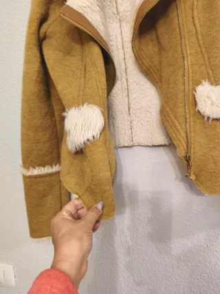 Chaqueta chica borreguito talla S