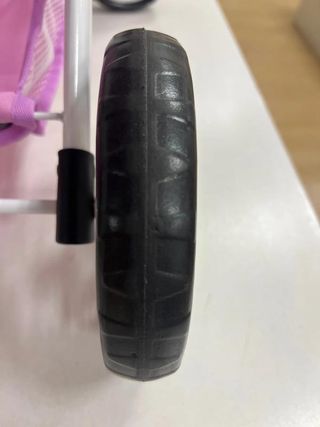 Carrito gemelar para muñecas