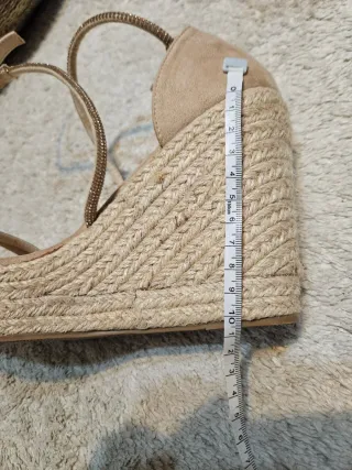 Sandalias MARIPAZ Rosa y Doradas Talla 39