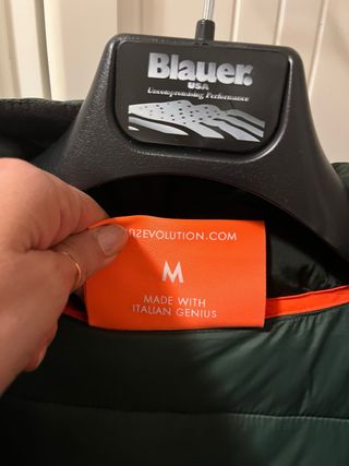 Giacca imbottita uomo Suna verde