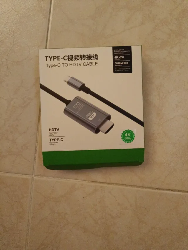 Cable Type-C a HDTV 4K 60Hz