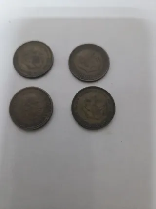 Monedas 1 peseta Franco 1953 estrella 63