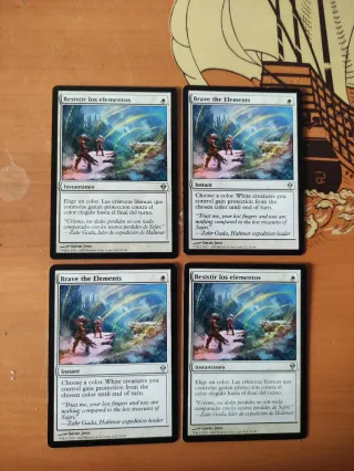 Mtg Resistir los elementos x4