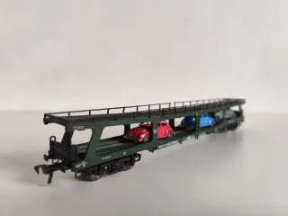 Lote de dos vagones de tren escala H0 Fleischmann