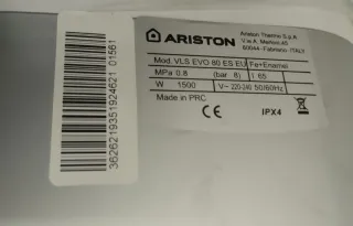 Termo eléctrico Ariston 80L