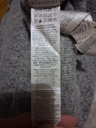 Abrigo largo negro con cuello pelo sintético