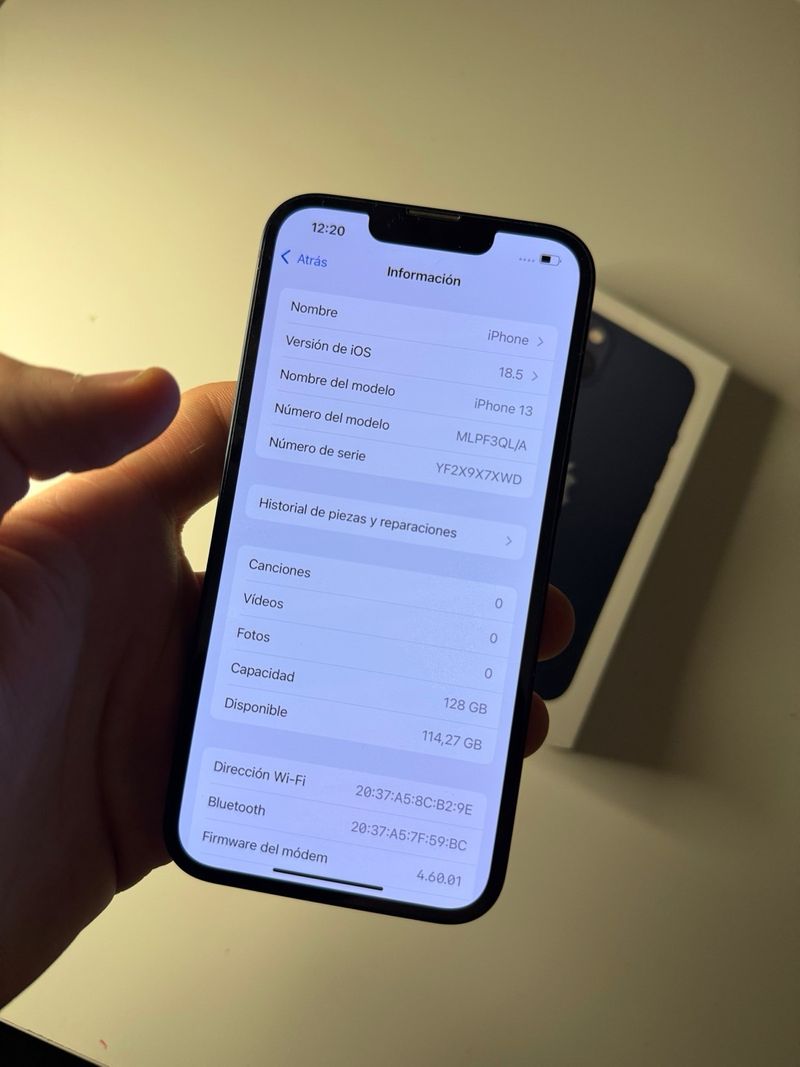 iPhone 13 128GB – Muy cuidado + caja-NEGOCIABLE afbeelding 8