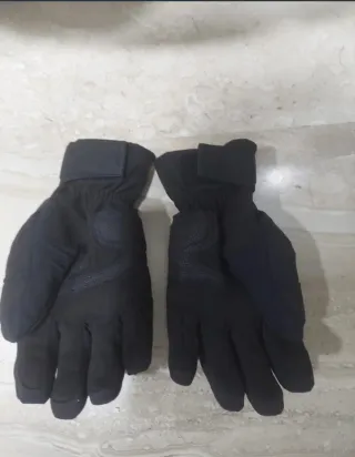 Chaqueta y guantes moto mujer