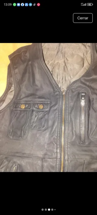 Chaleco McNeal Negro.. cuero