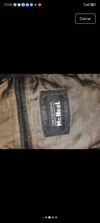 Chaleco McNeal Negro.. cuero