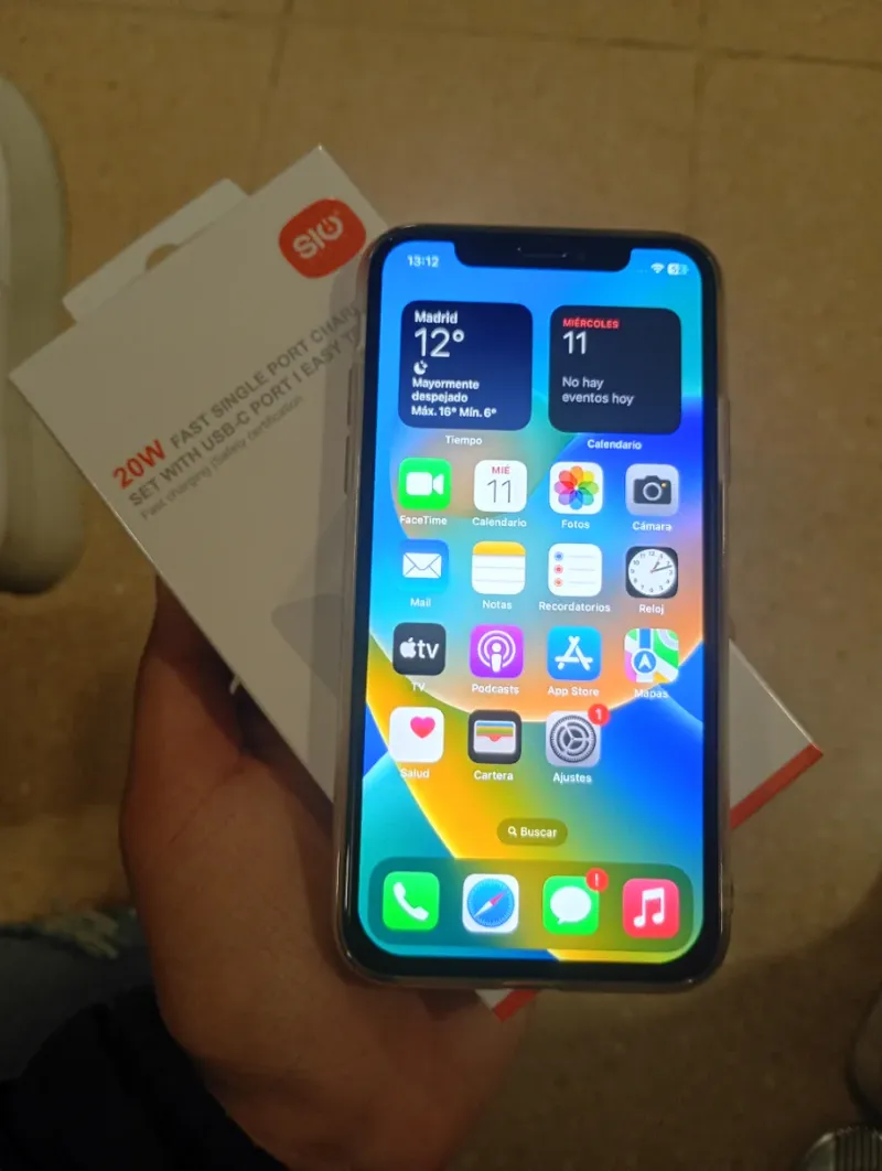 iPhone XS Plata/Gris Espacial