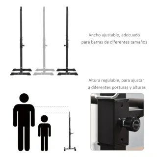 Soporte para barra de pesas