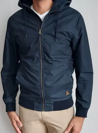 Giubbotto / Giacca H&M blu con cappuccio