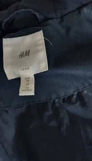 Giubbotto / Giacca H&M blu con cappuccio