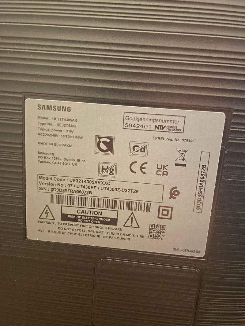Samsung Smart TV UE32T4305AK 32 pulgadas afbeelding 3