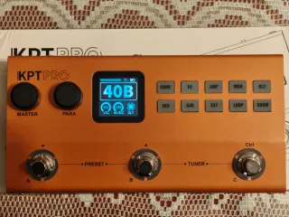 Pedalera M-Vave KPT Pro Naranja