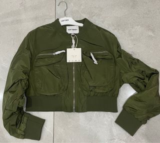 Chaqueta bomber verde militar M