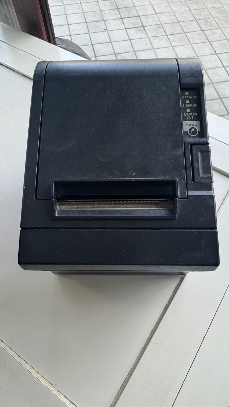 Impresora Térmica Negra