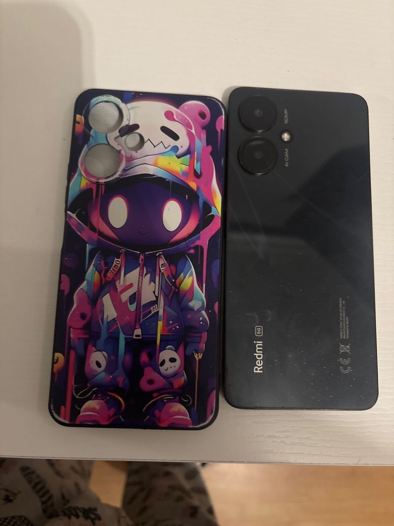Móvil Redmi 13c 5g Negro con funda