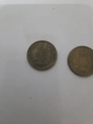 Monedas 1 peseta Franco 1953 estrella 61