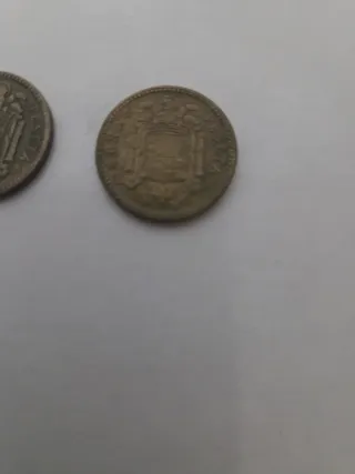 Monedas 1 peseta Franco 1953 estrella 61