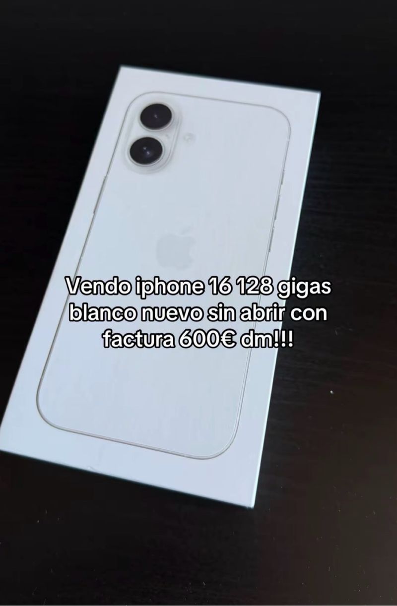iPhone 16 128GB Blanco Nuevo
