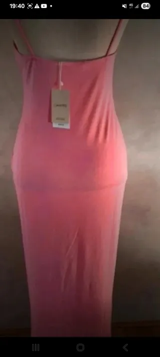 Vestido Mango Rosa Talla M