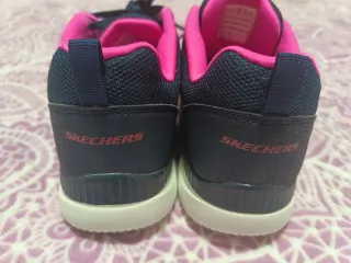 Zapatillas Skechers Mujer Talla 38 Azul/Rosa