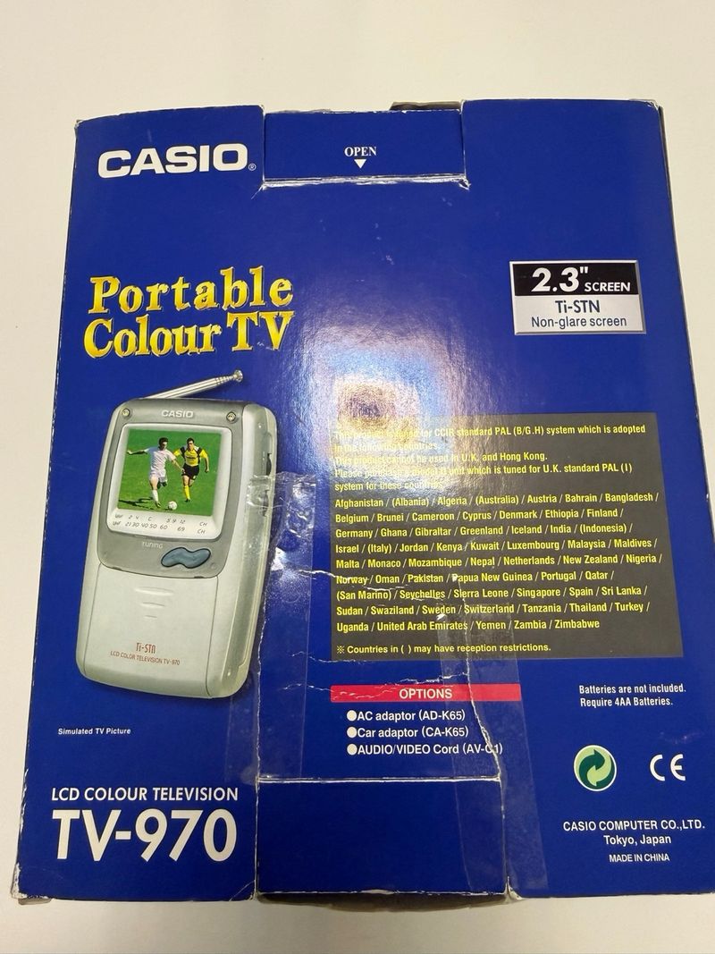 TV Portátil Casio TV-970 Color afbeelding 5