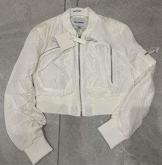 Chaqueta Bomber  Blanca Talla M