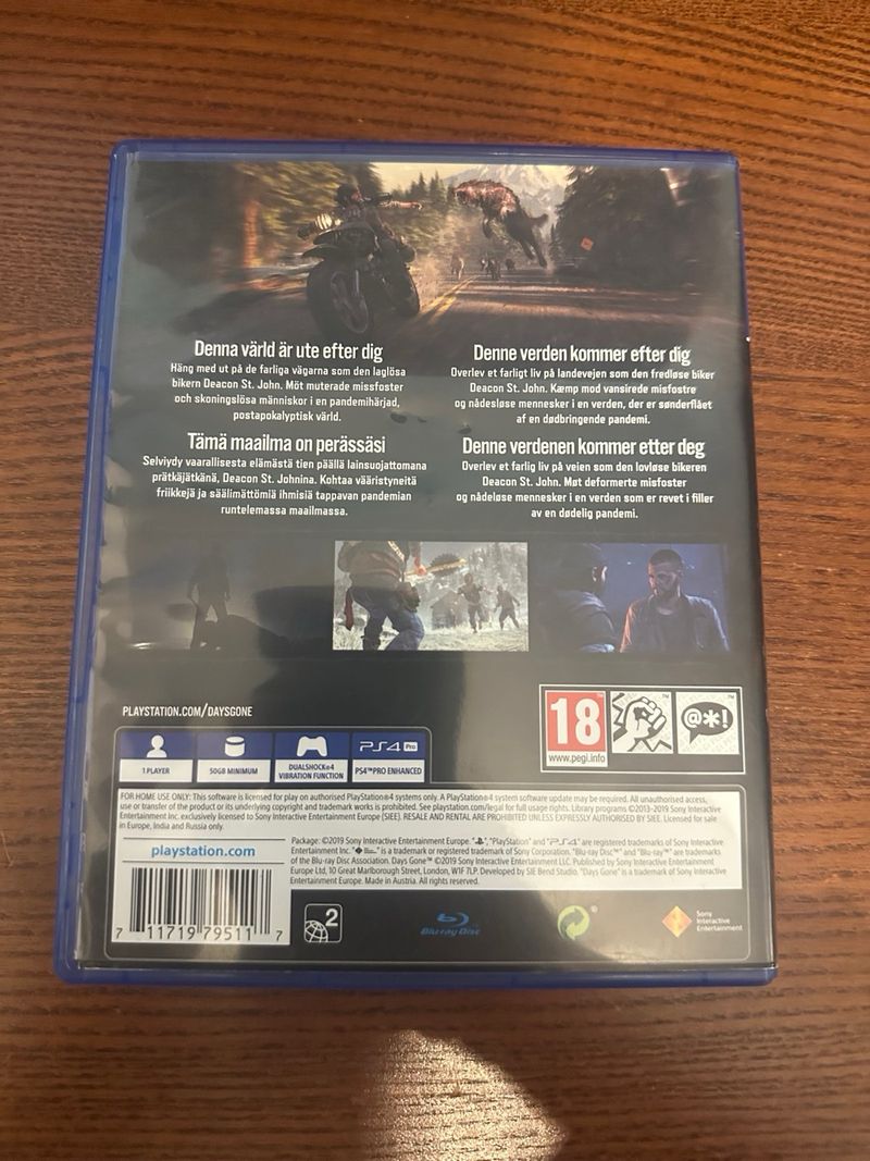 Days Gone PS4 (PlayStation 4) afbeelding 2