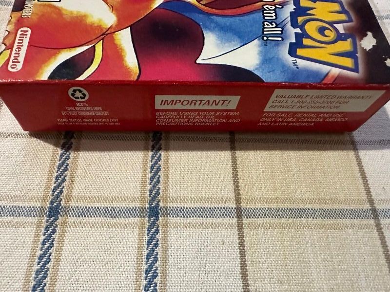 Versión Roja de Pokémon para Game Boy Completa UK afbeelding 4