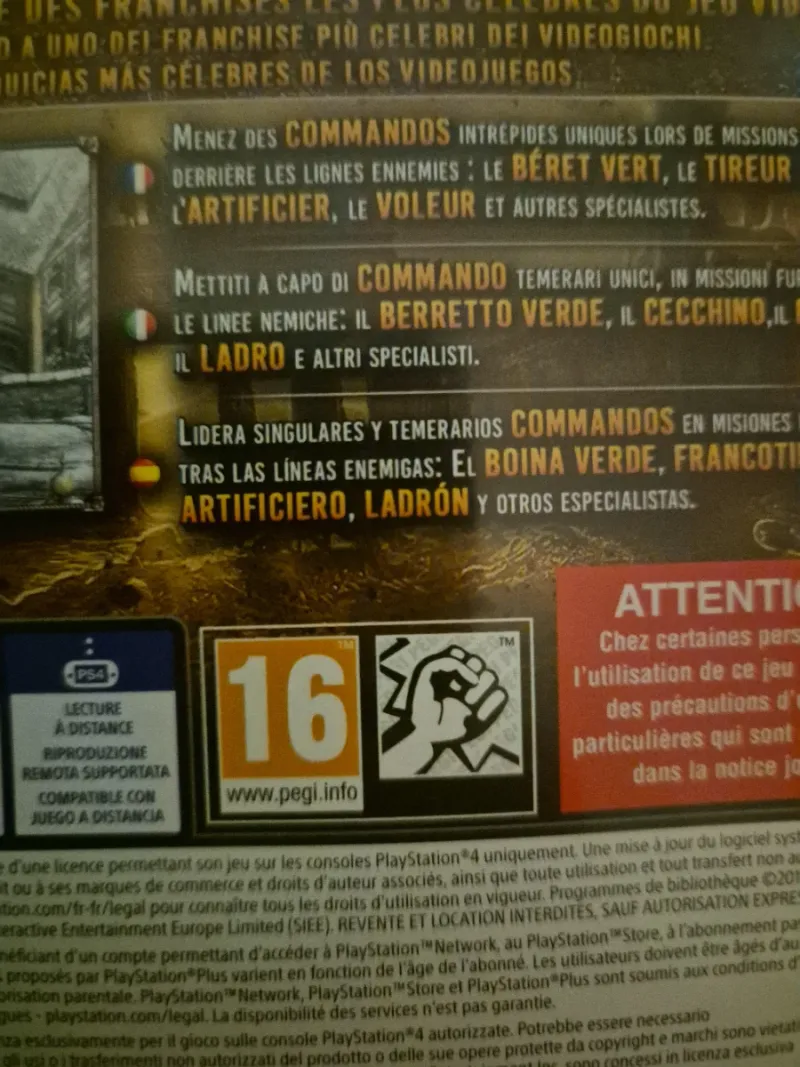 Double Pack Commandos 2 y 3 HD Remaster ps4 afbeelding 3